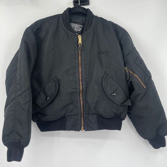 Schott Bros Inc Jacket Flyer’s Man Intermediate Type MA-1 Jacket Sz S - Picture 1 of 11